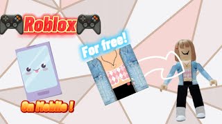 How to upload a Roblox t-shirt on mobile for free!