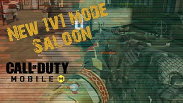 New 1v1 game mode and new map Saloon gameplay! Call Of Duty Mobile!