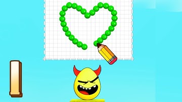 😈 Draw To Smash Eggs / Gameplay Walkthrough / Level 1-50