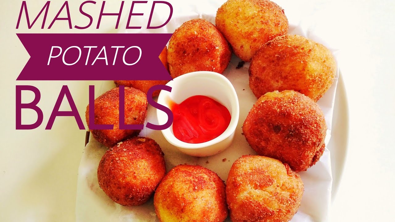 HOW TO MAKE PERFECT POTATO BALLS FRIED MASHED POTATO BALLS RECIPE