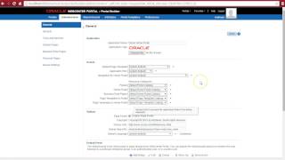 Administration   General Settings   WebCenter Portal Demo