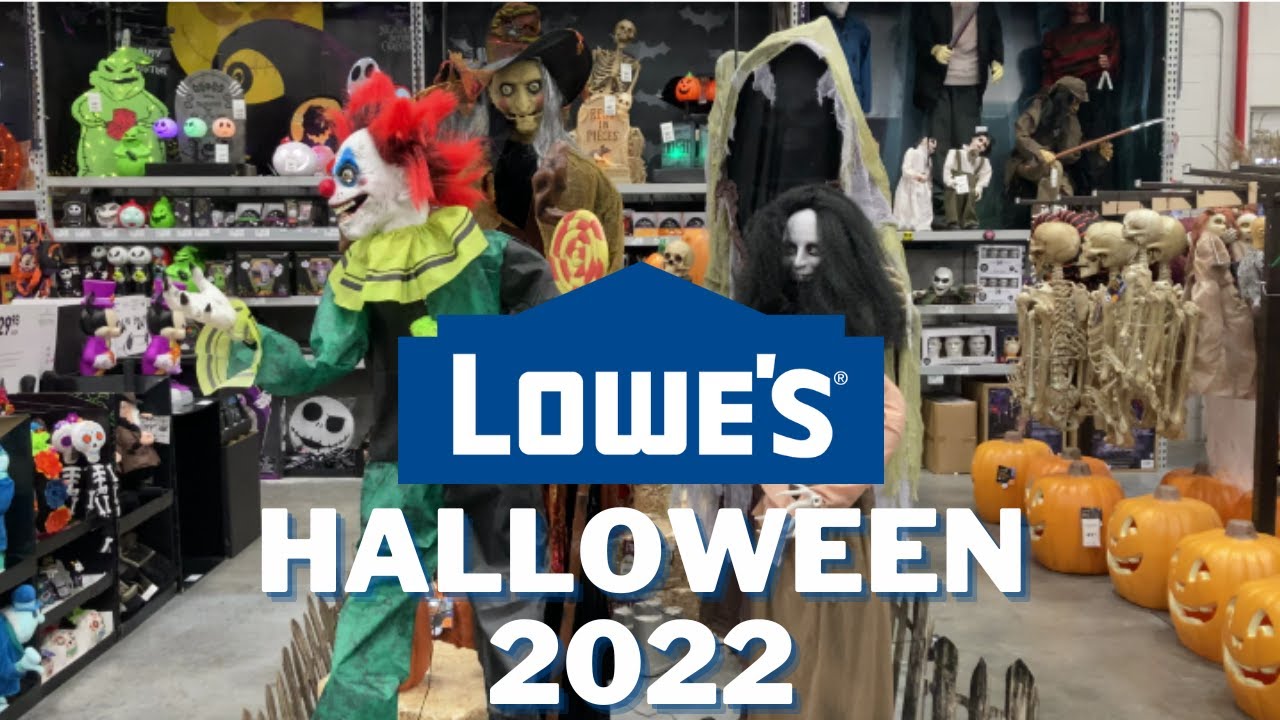 LOWES HALLOWEEN 2022 NEW FINDS STORE WALKTHROUGH SHOP WITH ME YouTube