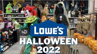 LOWES HALLOWEEN 2022 NEW FINDS | STORE WALKTHROUGH SHOP WITH ME