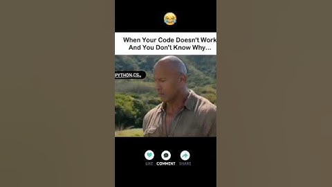 when your code doesn