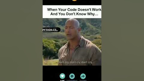 when your code doesn