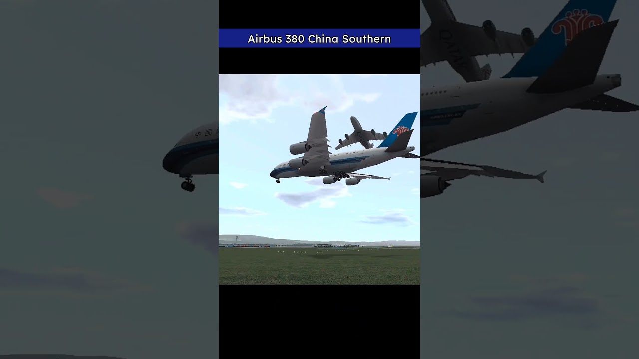 The Most Incredible Airbus A380 Landing