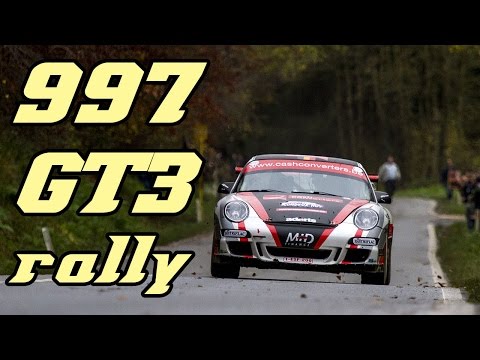 Porsche 997 GT3 Rally (on rev limiter) Condroz 2015