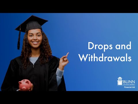 Financial Aid Drops and Withdrawals