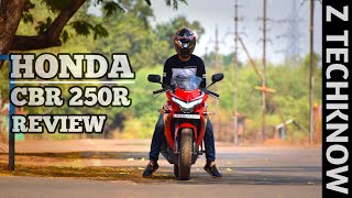 Honda CBR 250R 2019 Detailed Review Hindi | Mileage | Price | Pros | Z Techknow