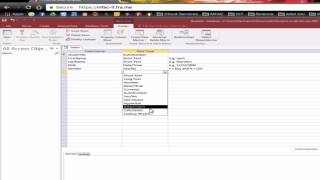 Creating Tables in Access
