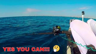 Dont tell me what I can't do, Tanacom 1000 electric reel of a kayak