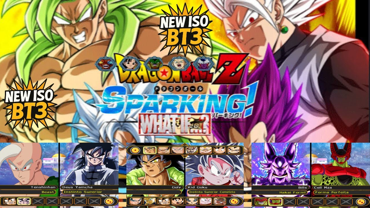 NEW ISO Sparnking! What If V2 - Dragon ball Budokai Tenkaichi 3 ISO MOD 202]6 (Download)