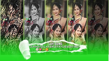 Khortha lofi💞song 2 photo layer🥰status editing alight motion✨🌿Du chatiya phool😍 #alight_motion_edit