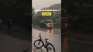 A beautiful rainy day in IIT Madras #iitmadras #campuslife #naturelovers #rain #Chennai nature ai