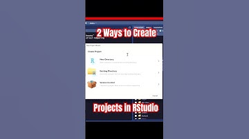 Create a Project in under 60 secs | RStudio and Projects