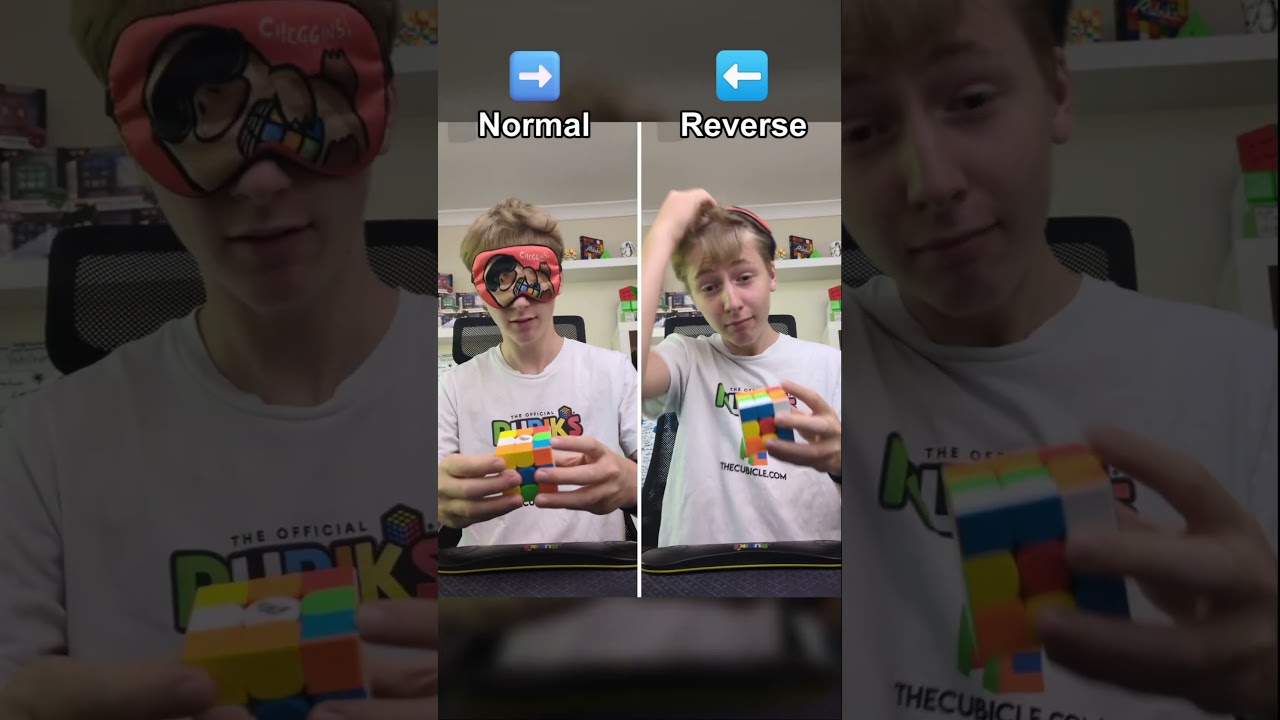 fake blindfolded solving...