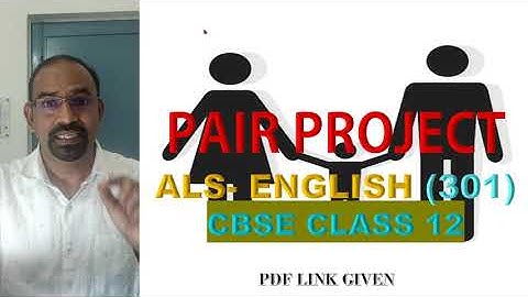 ALS/ASL PAIR PROJECT || CBSE CLASS 12 ENGLISH ||