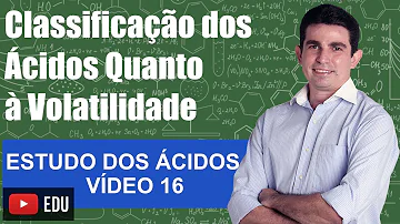 Como saber se um ácido e volátil ou não?