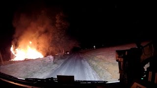 BVFD Engine 3 responding to a working fire 12/31/16