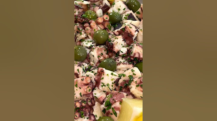 POLPO ALL'INSALATA TENERO E SAPORITO