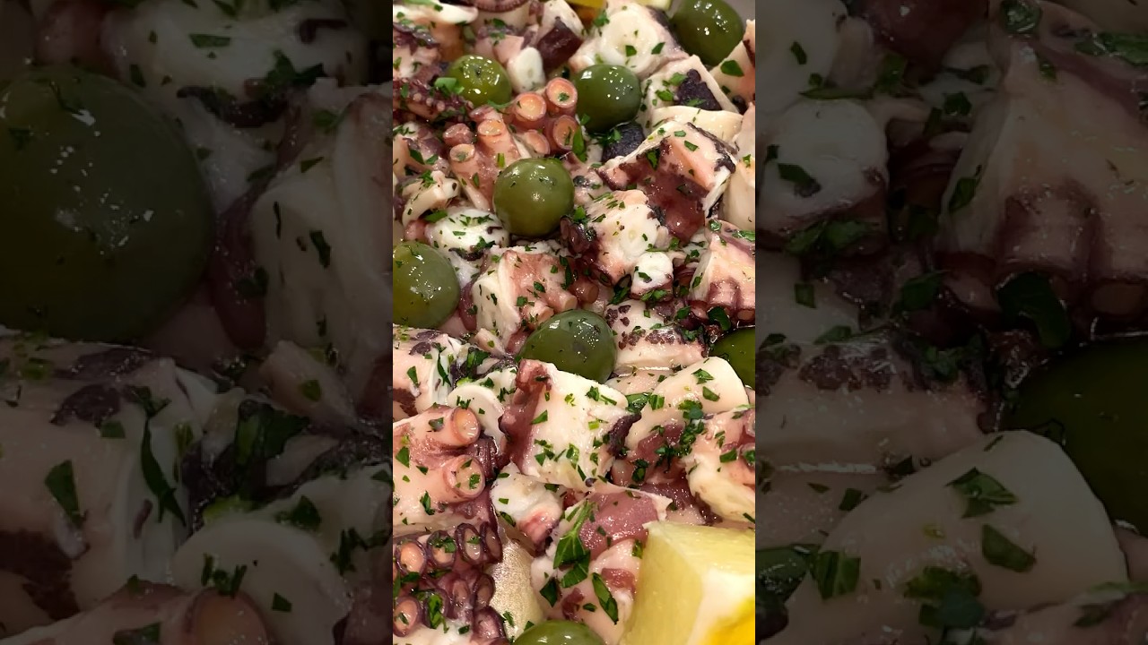 Polpo all'insalata a modo mio