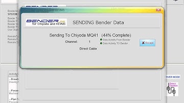 Sending Data from a Computer Using Benderlink for Chiyoda and KEINS