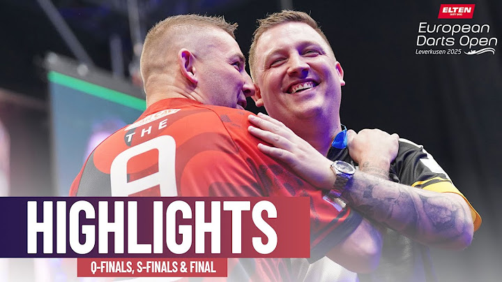 THE CHAMP IS CROWNED! 🏆 | Final Session Highlights | 2025 European Darts Open