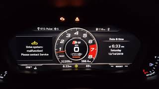 2017 Audi S5 Fault Codes
