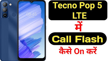 How to on call flashlight feature on Tecno Pop 5 LTE || Tecno Pop 5 LTE me call flash kaise on kare