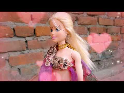 मेरी गुड़िया राधा रानी बन गई 💄|| Western to Indian look makeover || doll makeup , dress up 🌸