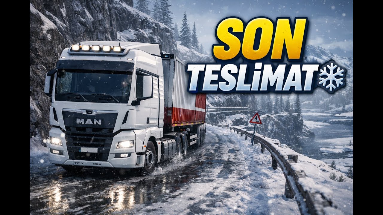 Tüm Haritayı Tamamladım! Winterland Event (ETS 2 – MAN TGX GN)
