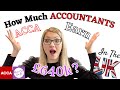 How Much ACCA Accountants Earn /HOW MUCH I MAKE AS FC /Salary Potential Of A Qualified Accountant UK