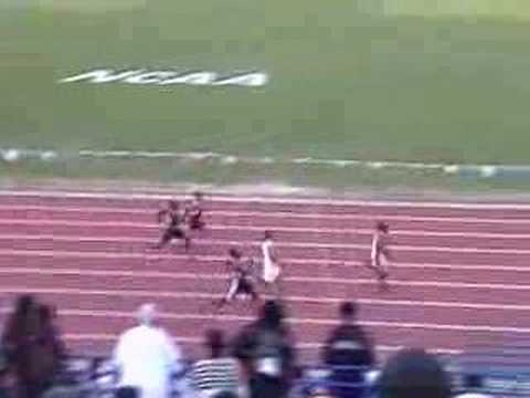 Walter Dix - 2007 NCAA East Regional - 200m Prelim...