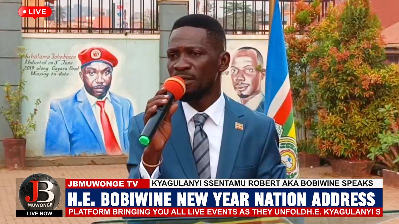 H.E. Bobiwine New Year National Address that hs sent fears in Museveni's Camp - Change is Coming.