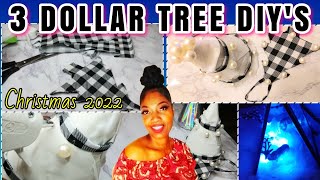 HOW TO CREATE 3 EASY HOLIDAY *DOLLAR TREE HOMEMADE DIY's CHRISTMAS CRAFTS