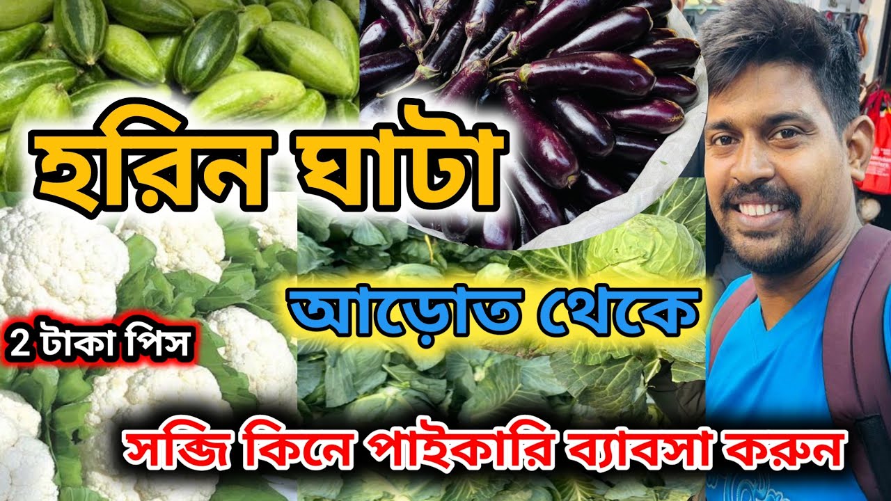 হরিনঘাটা সব্জির আড়োত #vegetable #sobj