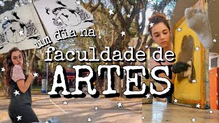 um dia comigo na faculdade de artes | USP