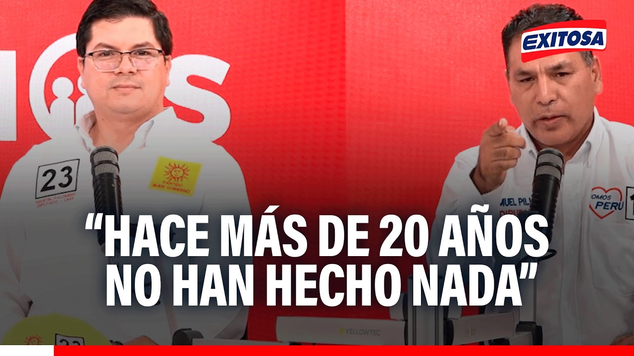 🔴🔵Partidos tradicionales utilizan el miedo como “negocio”, asegura candidato Martín Palomino