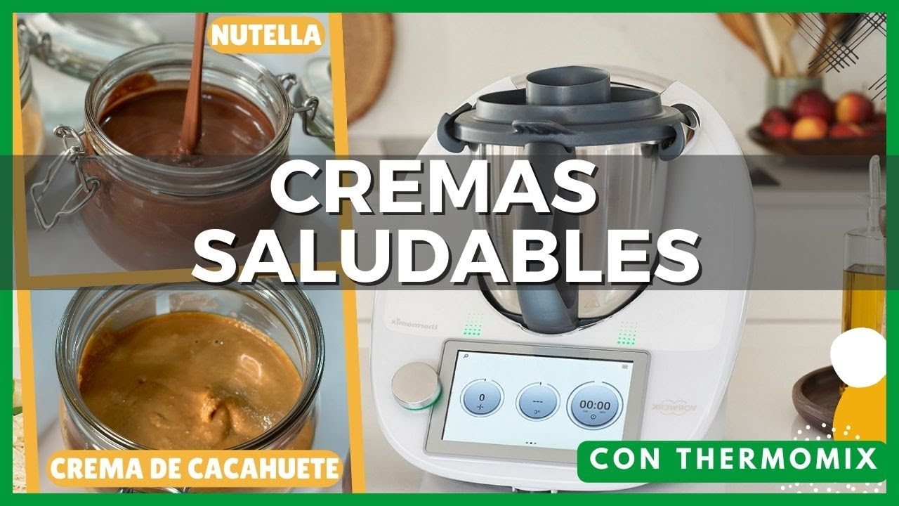 LA MEJOR ​🤩 NUTELLA ​ SALUDABLE​ 🌰 | CREMAS SALUDABLES con FRUTOS secos 🥜 en THERMOMIX ​✅