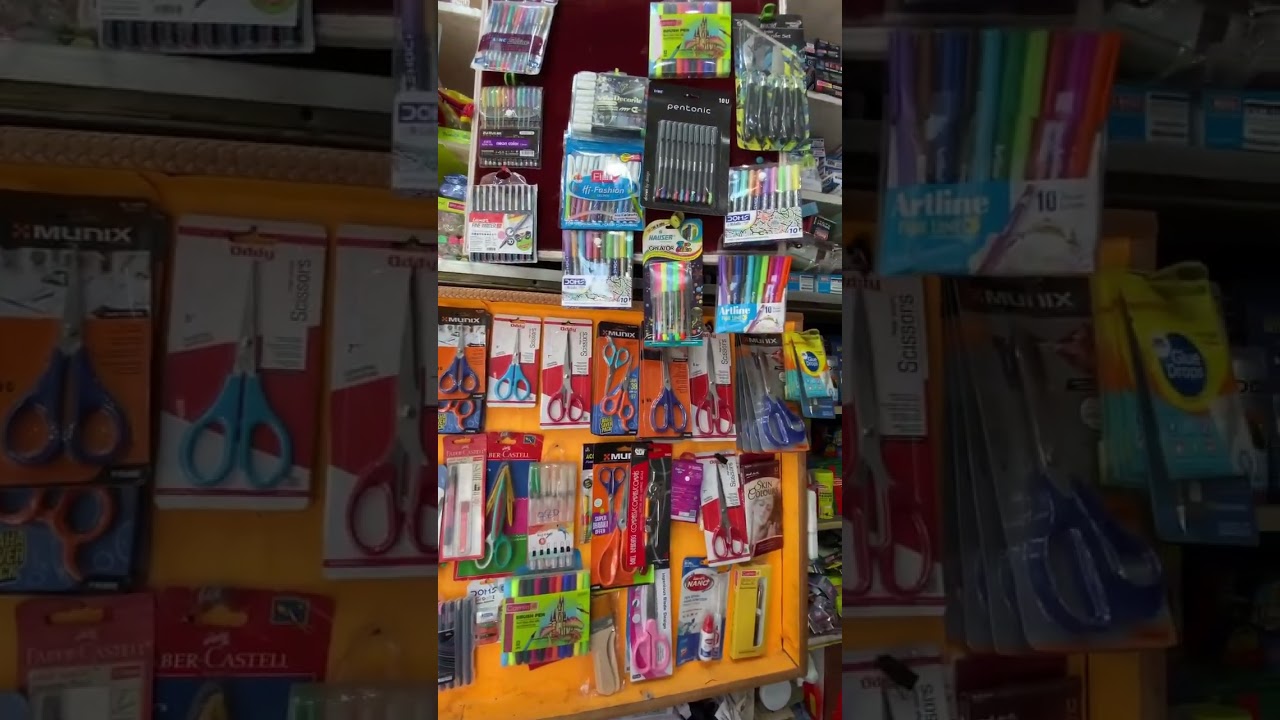 Get ready to organize your life with our colorful stationery store! 🌈📚🖍️