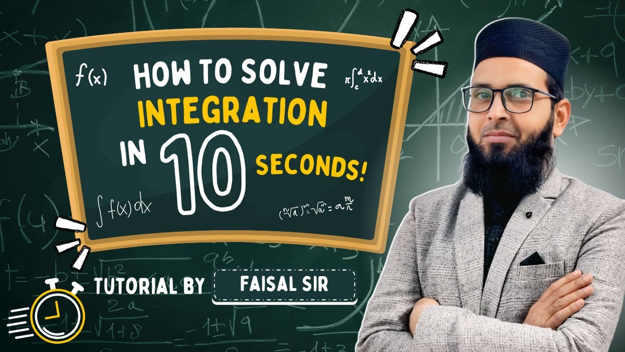 Integration Shortcut Trick | Solve Questions in 10 Seconds | Board Exam 2026 | Faisal Sir