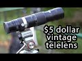 A cheap 5 dollar vintage telelens how good or how bad is it accura 300mm f55