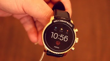 Fossil Q Gen 4 Explorist HR Rose Gold Leather 0818 Smart Watch. Wear OS #Unboxing. First Time #Setup