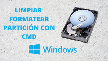 LIMPIAR Y FORMATEAR DISCO CON CMD
