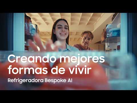 Creando mejores formas de vida | Refrigeradora Bespoke AI | Samsung
