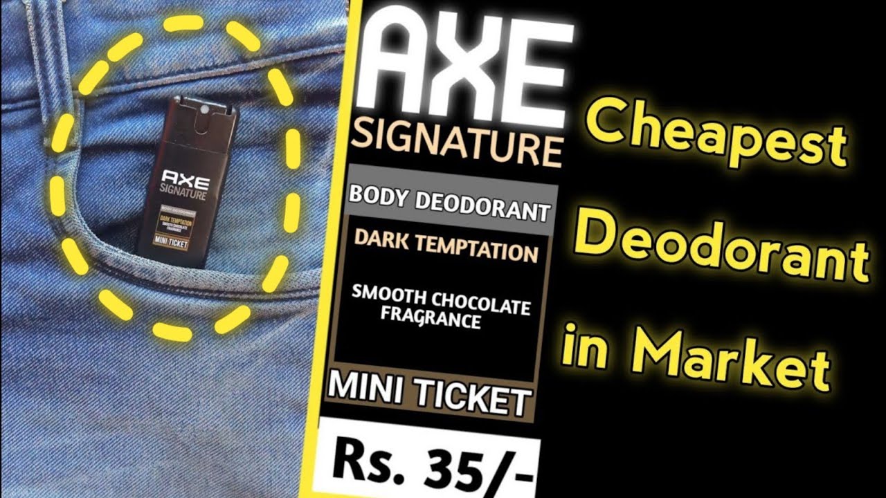 AXE Mini Ticket Deo Pocket Deodorant in Rs. 35/ Keep your