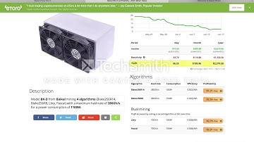 Baikal BK-D- First Dual Algorithm Miner