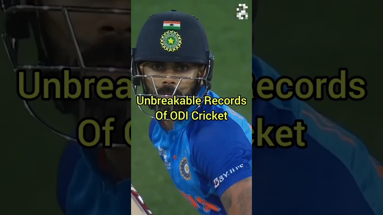 Unbreakable Records Of ODI Cricket 