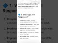 Why Type API Responses #shorts