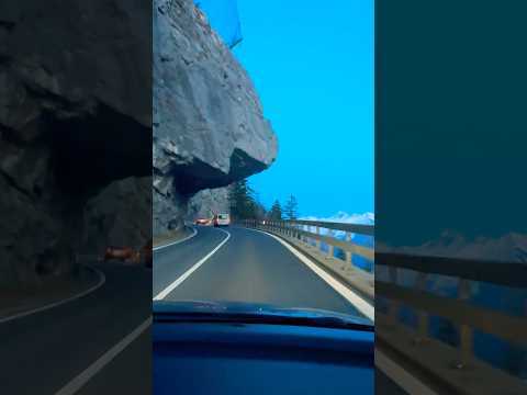 MAGICAL WINTER DRIVE IN SWISS ALPS EVENING AMBIENCE BREATHTAKING VIEWS Switzerland Ambience 